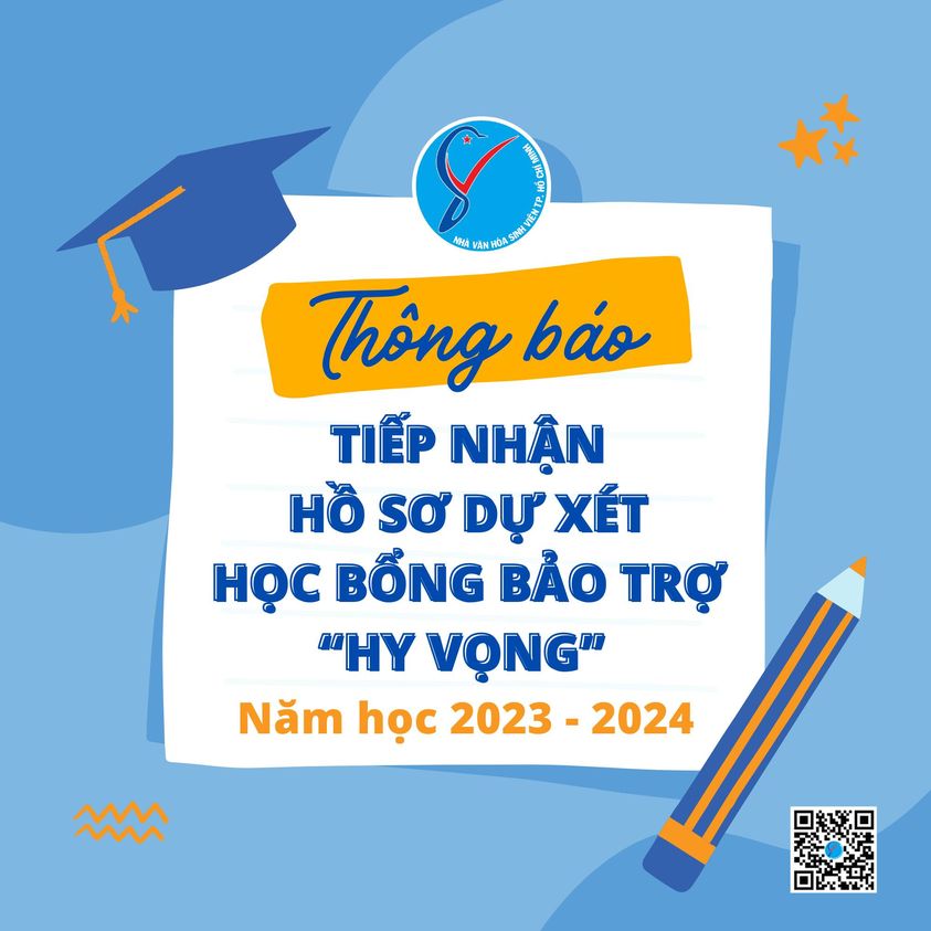 Học bổng bảo trợ “Hy Vọng” năm học 2023 – 2024