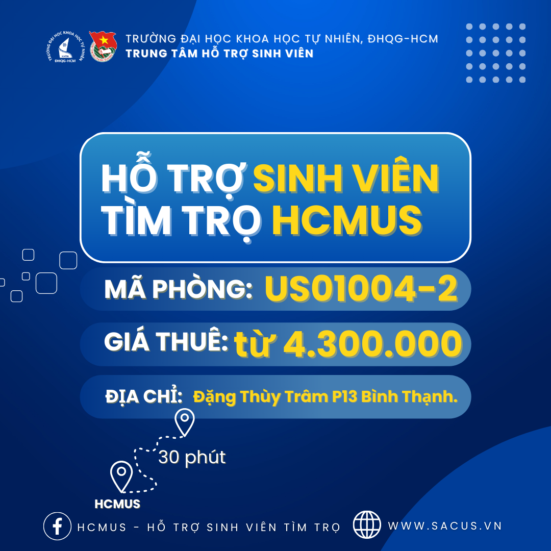 US01004 STUDIO QUẬN BÌNH THẠNH