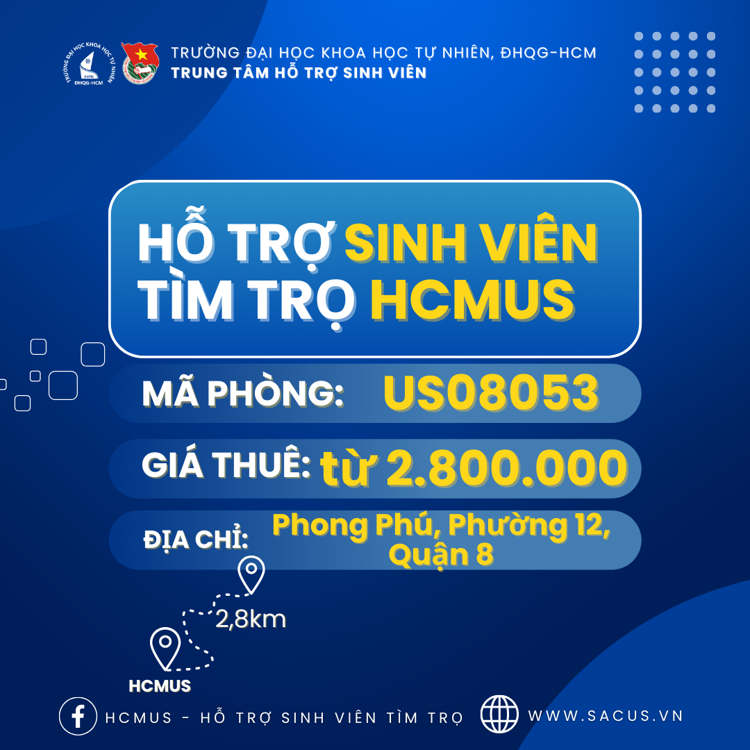 US08090 TÌM BẠN Ở GHÉP TRỌ Q8